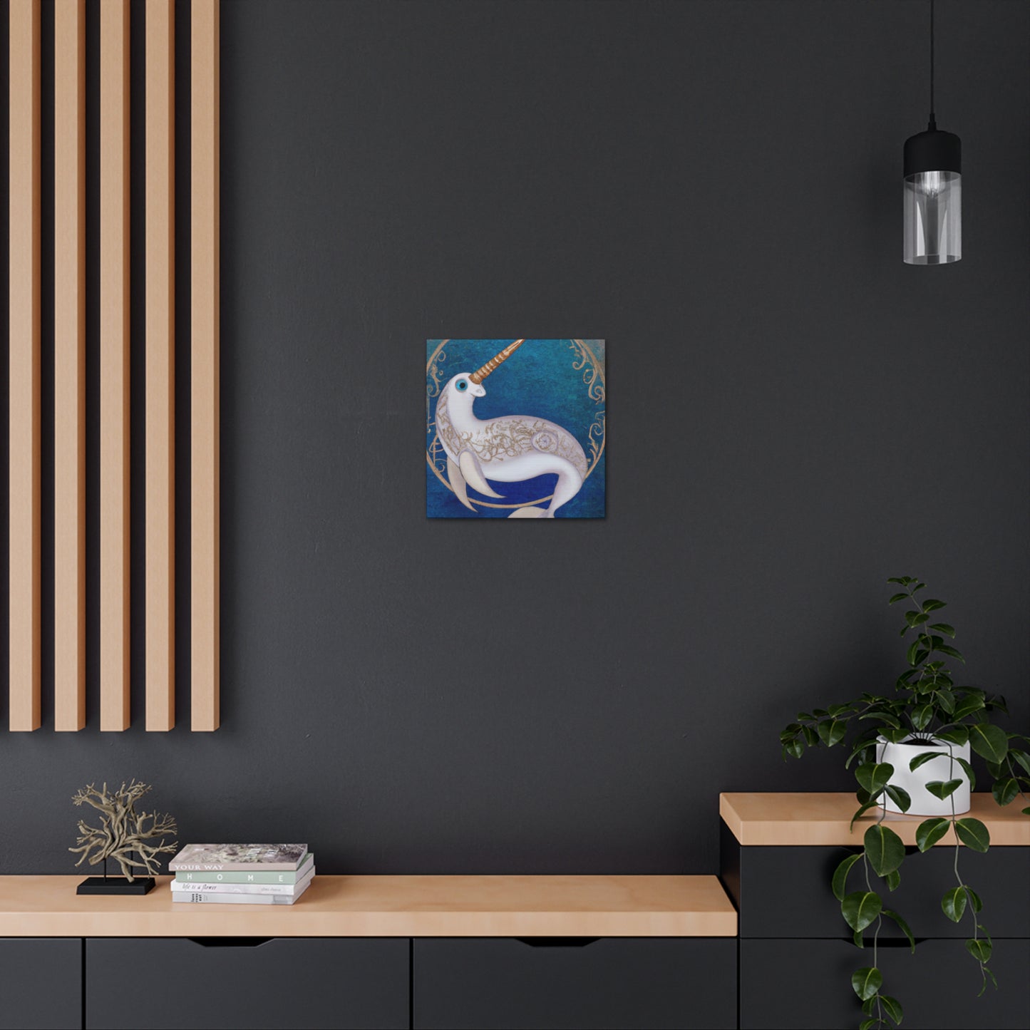 "The Majestic Narwhal" - Canvas