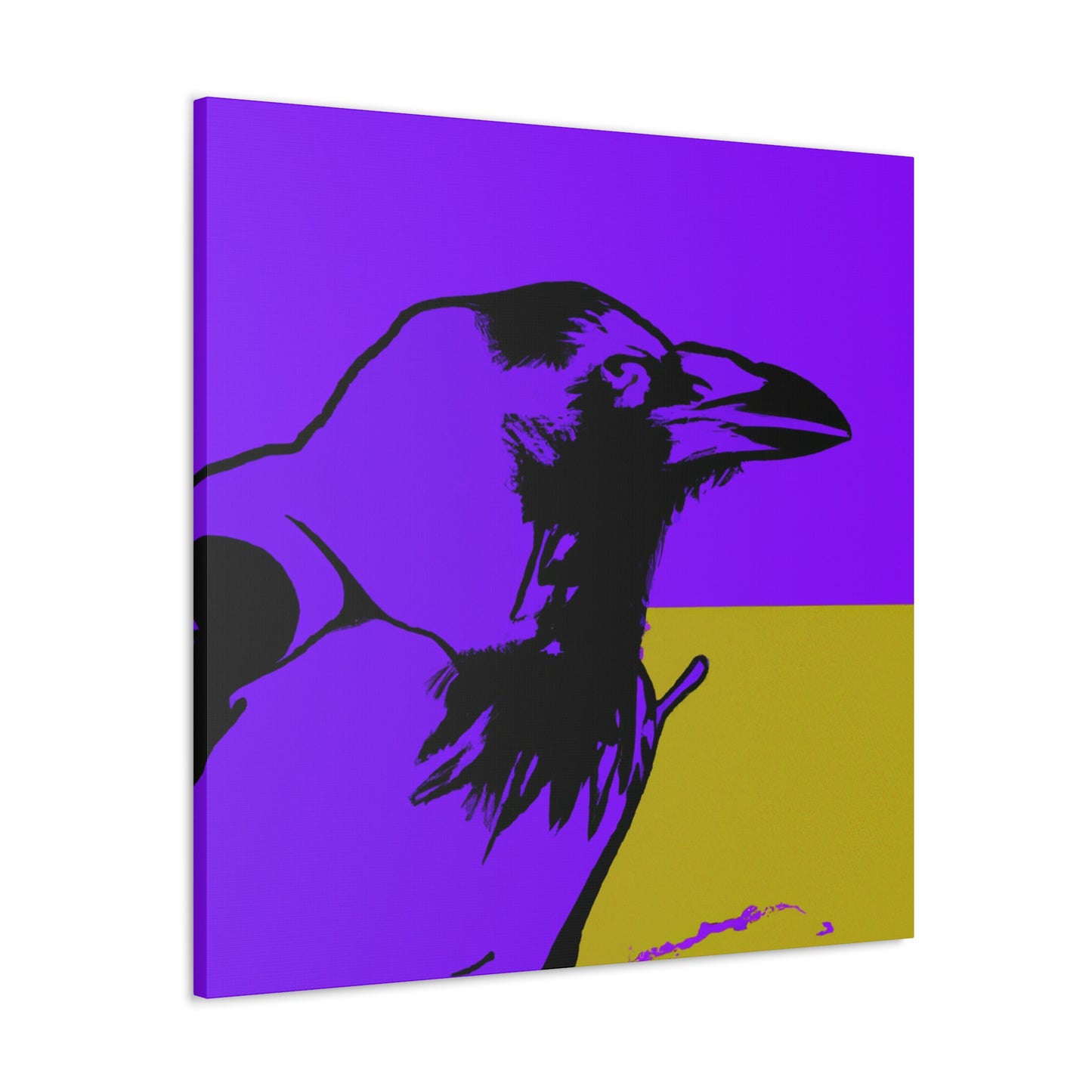 American Crow Pop Art - Canvas