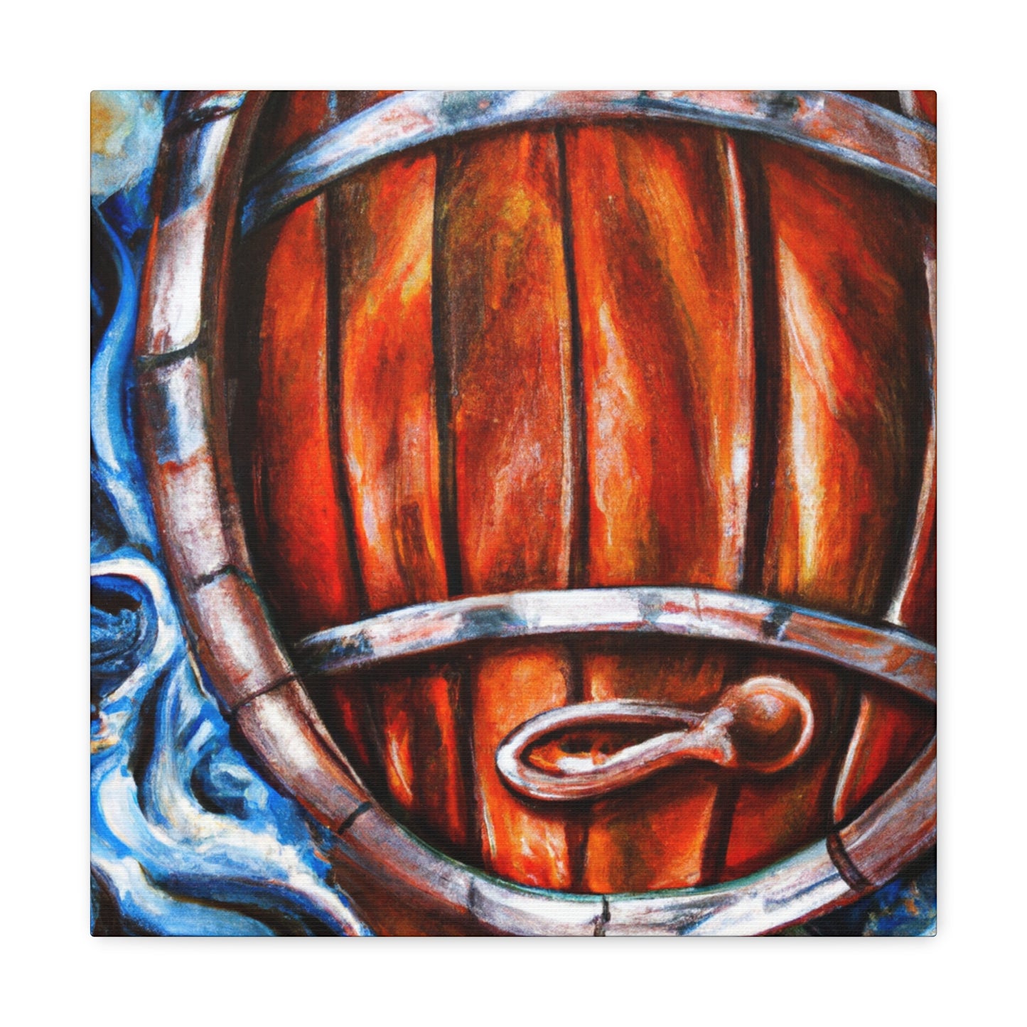 Whiskey Barrel Baroque - Canvas