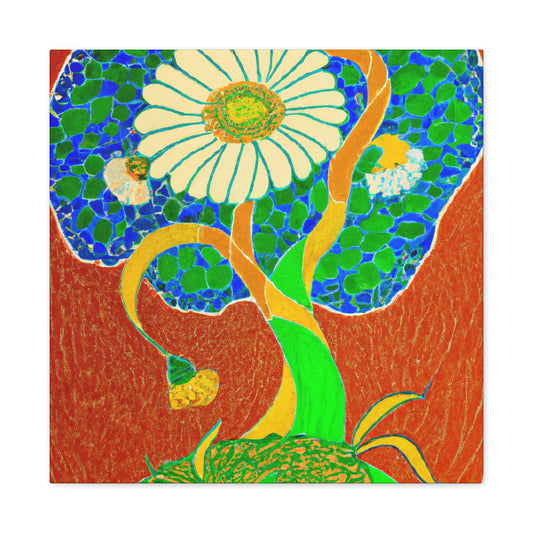 Daisy in Art Nouveau - Canvas