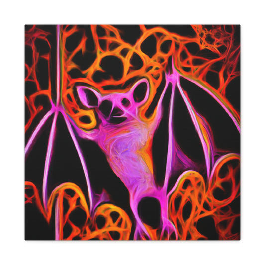 "Flying Fox in Flight". - Canvas