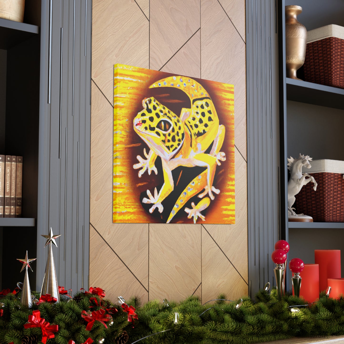 Leopard Gecko Deco. - Canvas