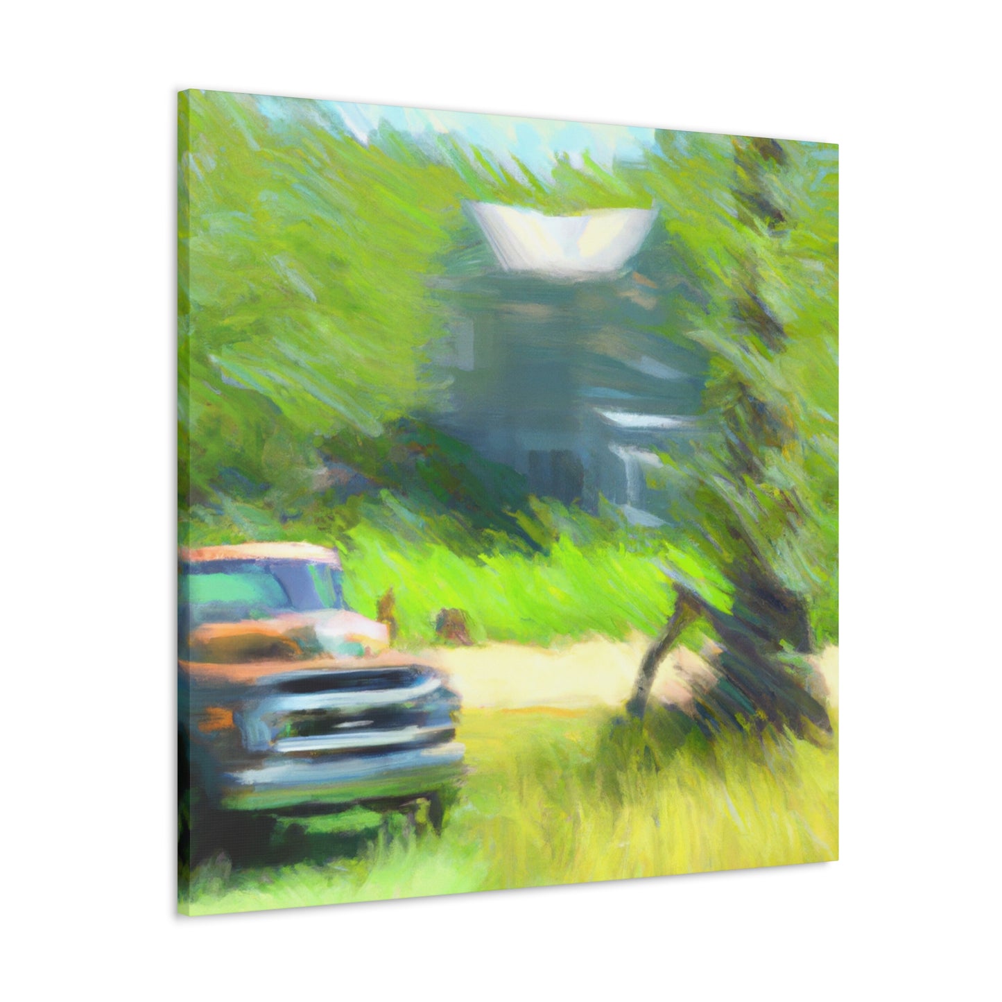 Old Pickup Trucks - Canvas