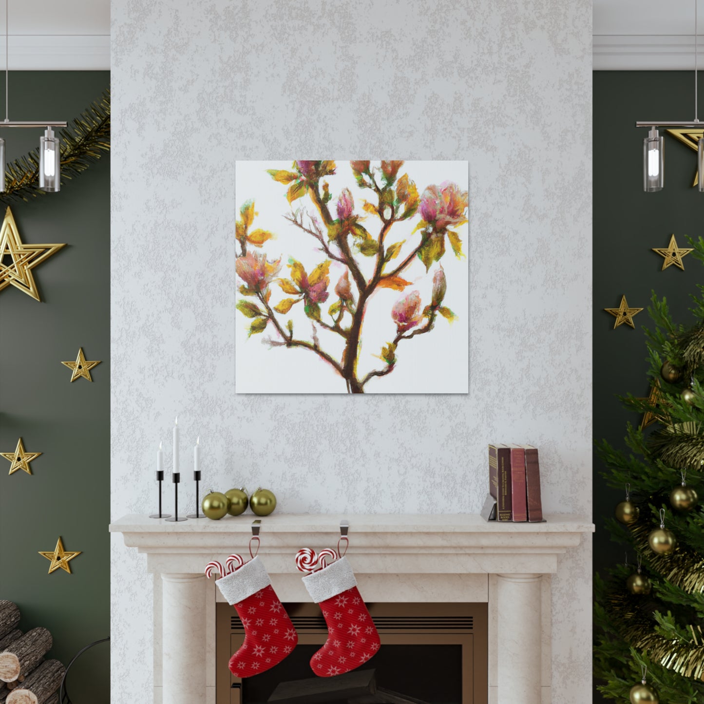 Magnolia Tree Splendor - Canvas