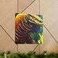 Komodo Dragon Majesty. - Canvas