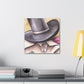 "Cowboy Hat Exuberance" - Canvas