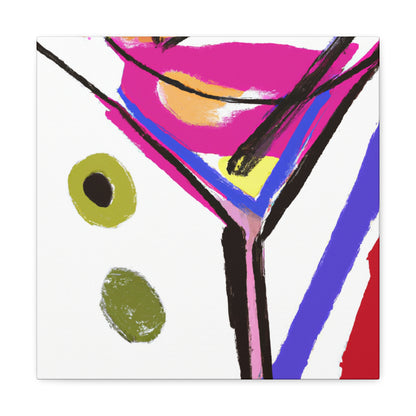 "Martini in Expressionism". - Canvas