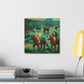 "Herd of Cattle Drive" - Canvas