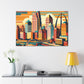 City of River Lights - Canvas