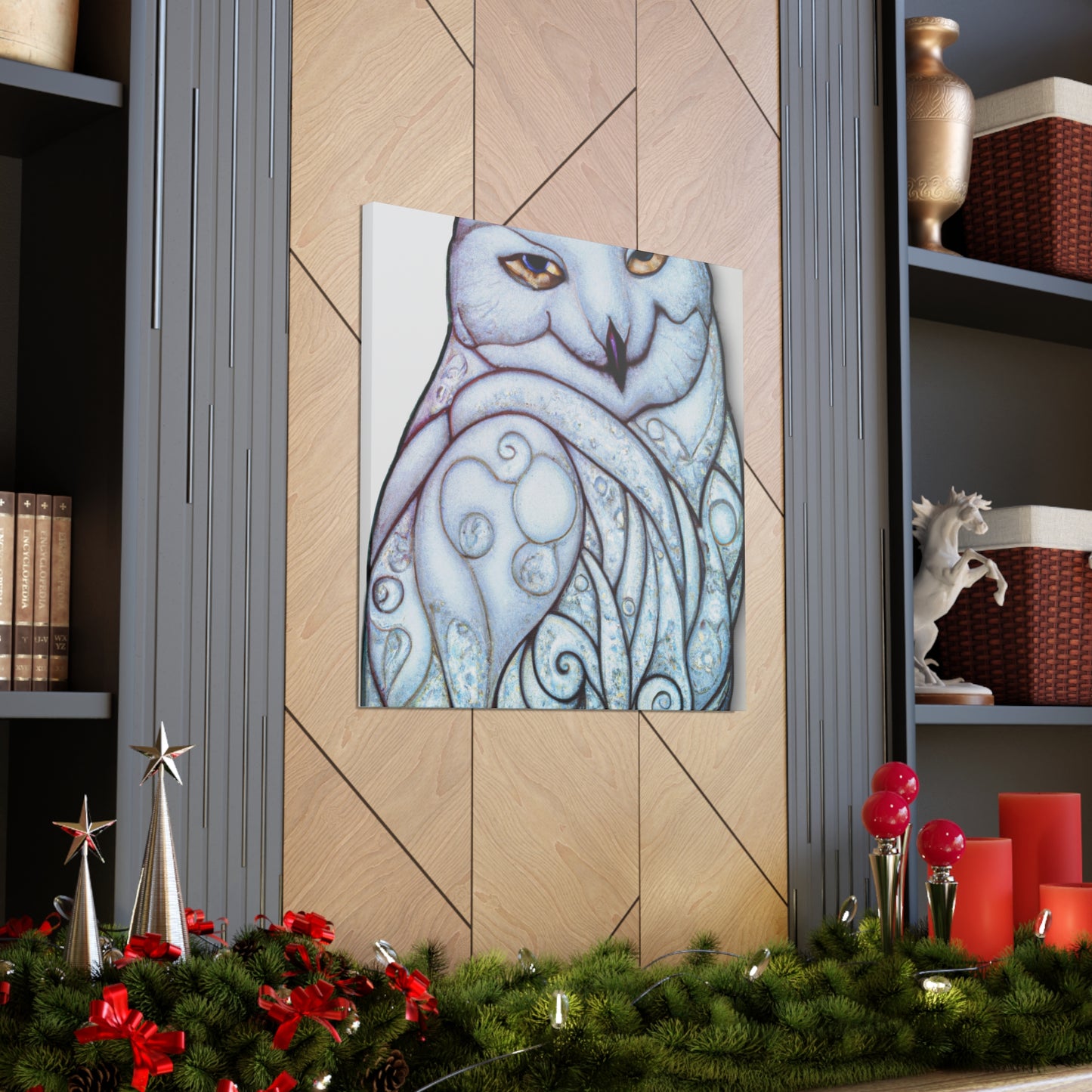 "Snowy Owl's Majesty" - Canvas