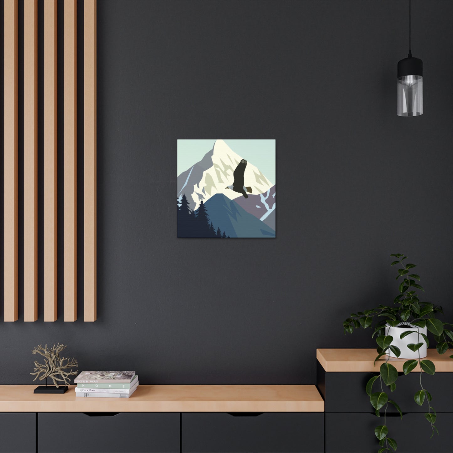 "Bald Eagle: Minimalism" - Canvas