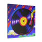 "Vinyl Resonance Impressionism" - Canvas