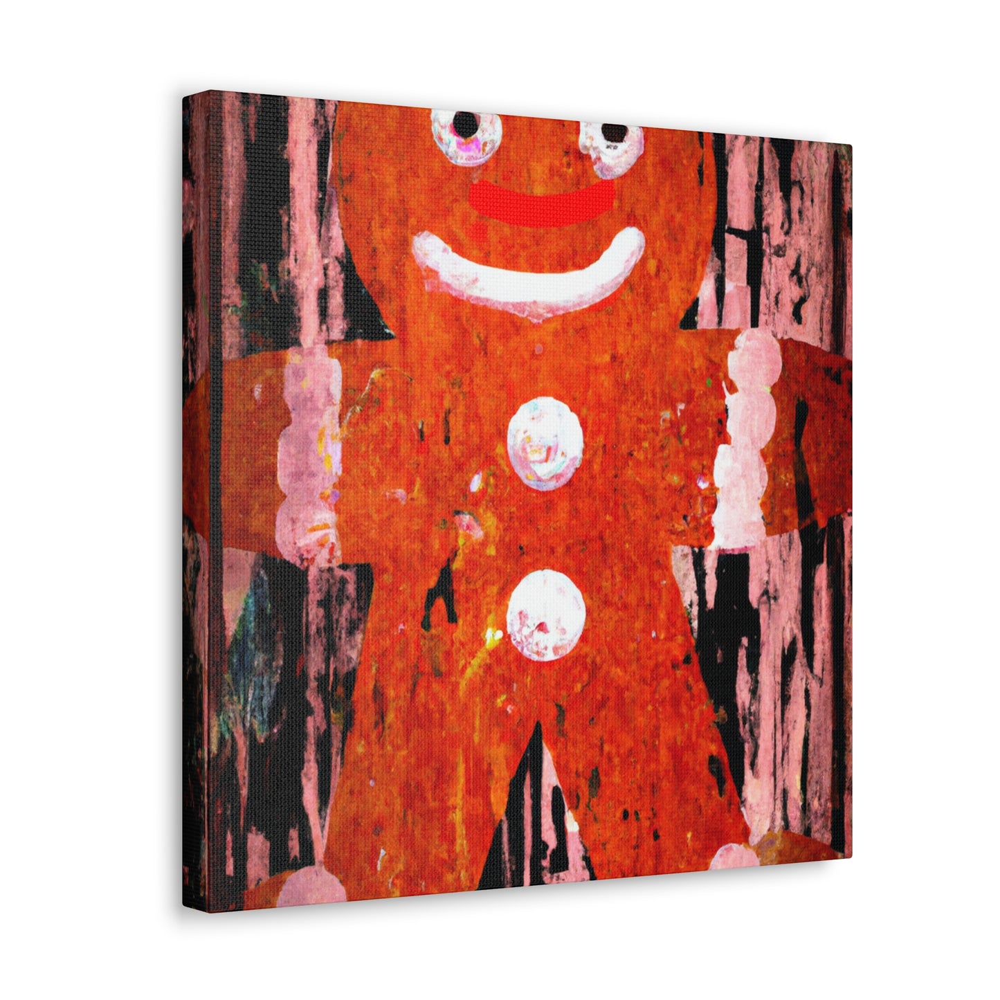 Gingerbread Man Pop Art - Canvas