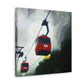 Cable Cars in Moonlight - Canvas