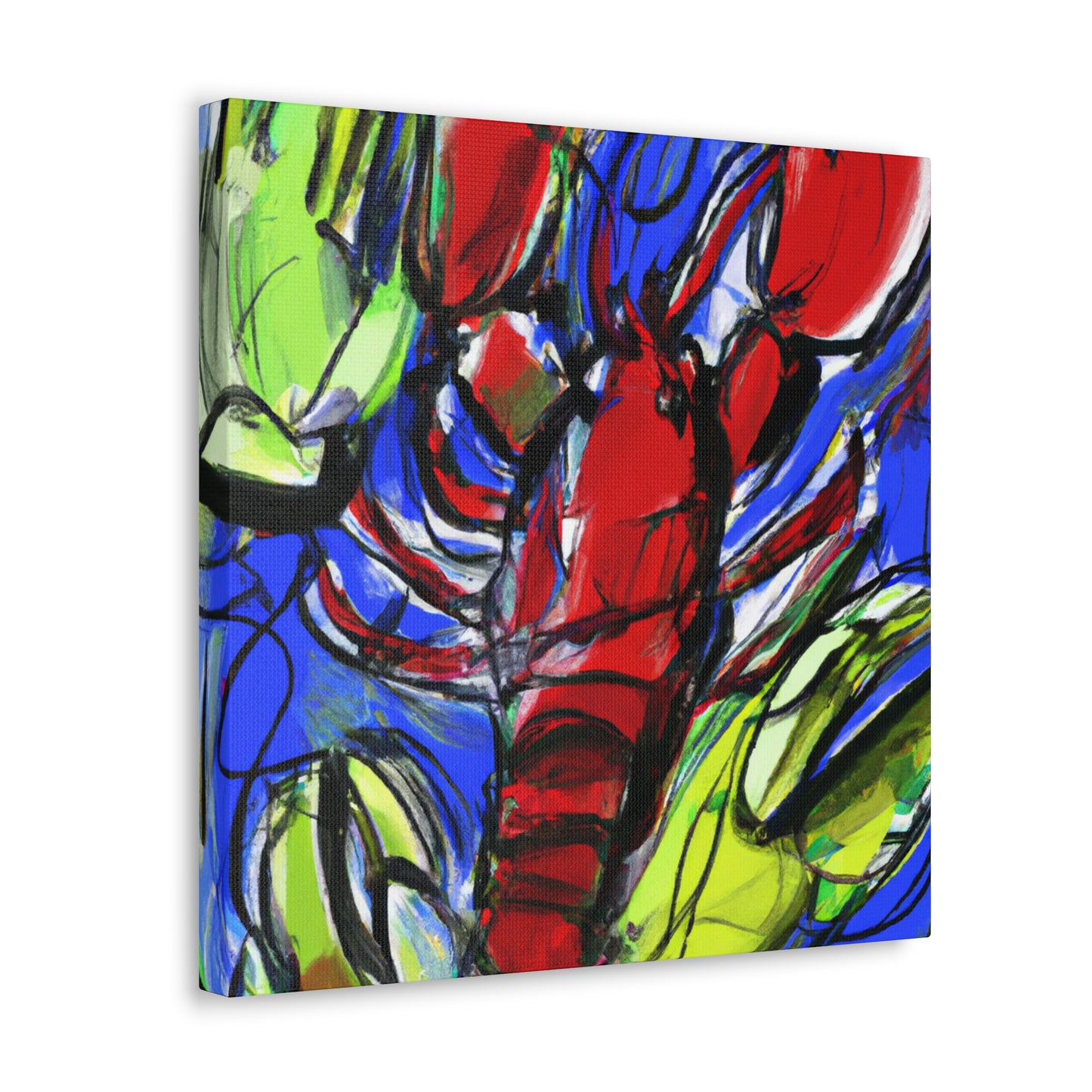 "Lobster's Silent Symphony" - Canvas