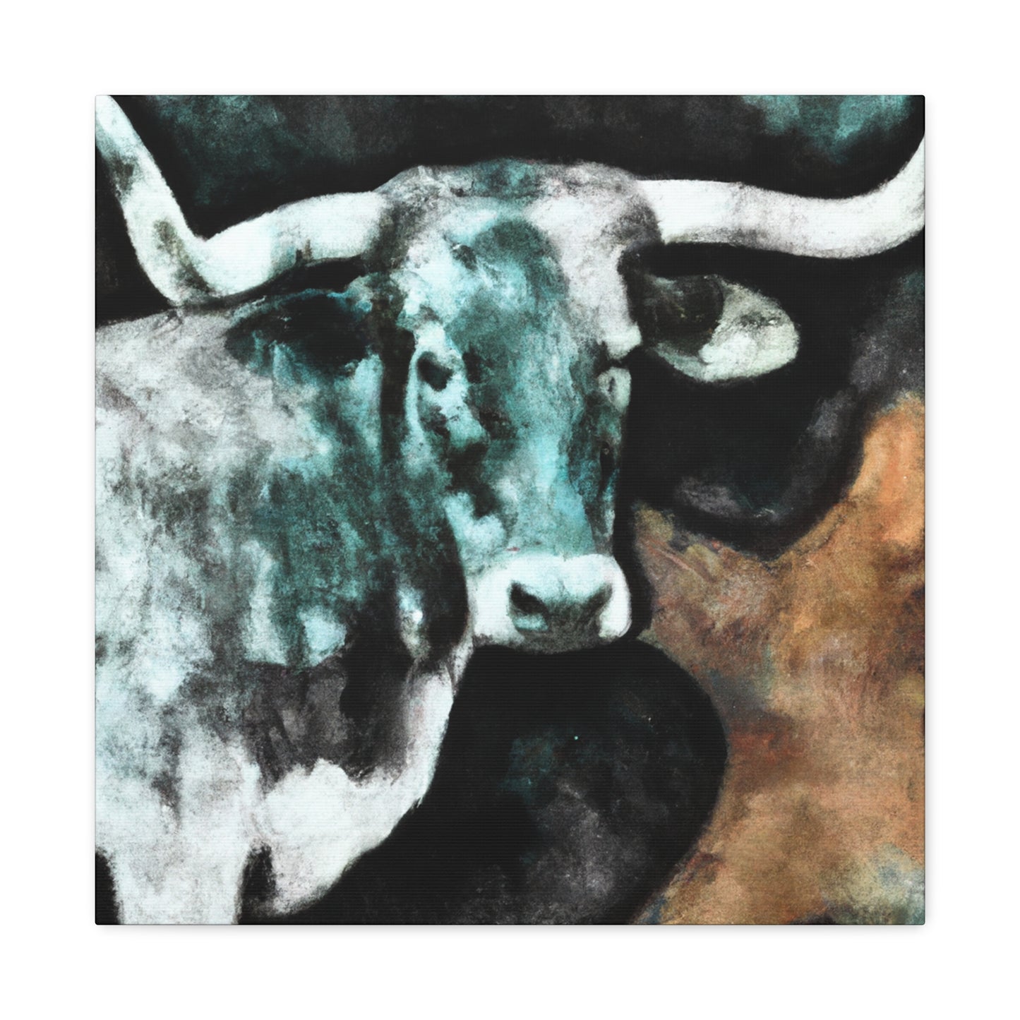 Texas Longhorn Majesty - Canvas