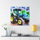 Tractor Abstract Expressionism - Canvas