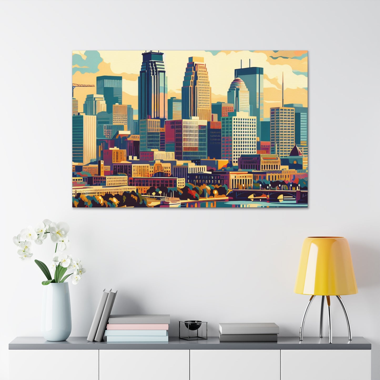 "Mosaic Minneapolis Splendor" - Canvas