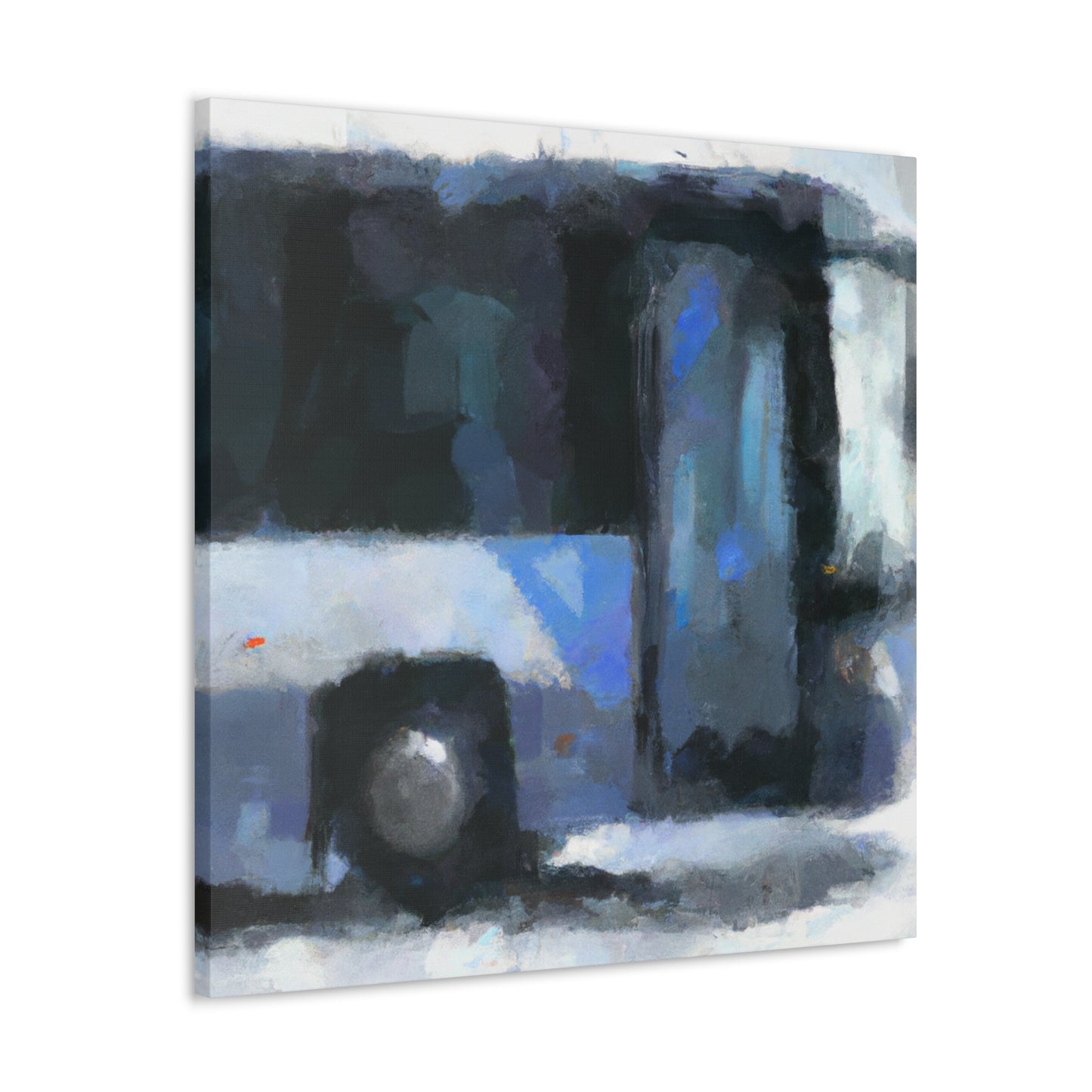 "Bus Ride in Monet" - Canvas