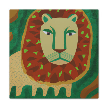 "Lion Pride Portrait" - Canvas