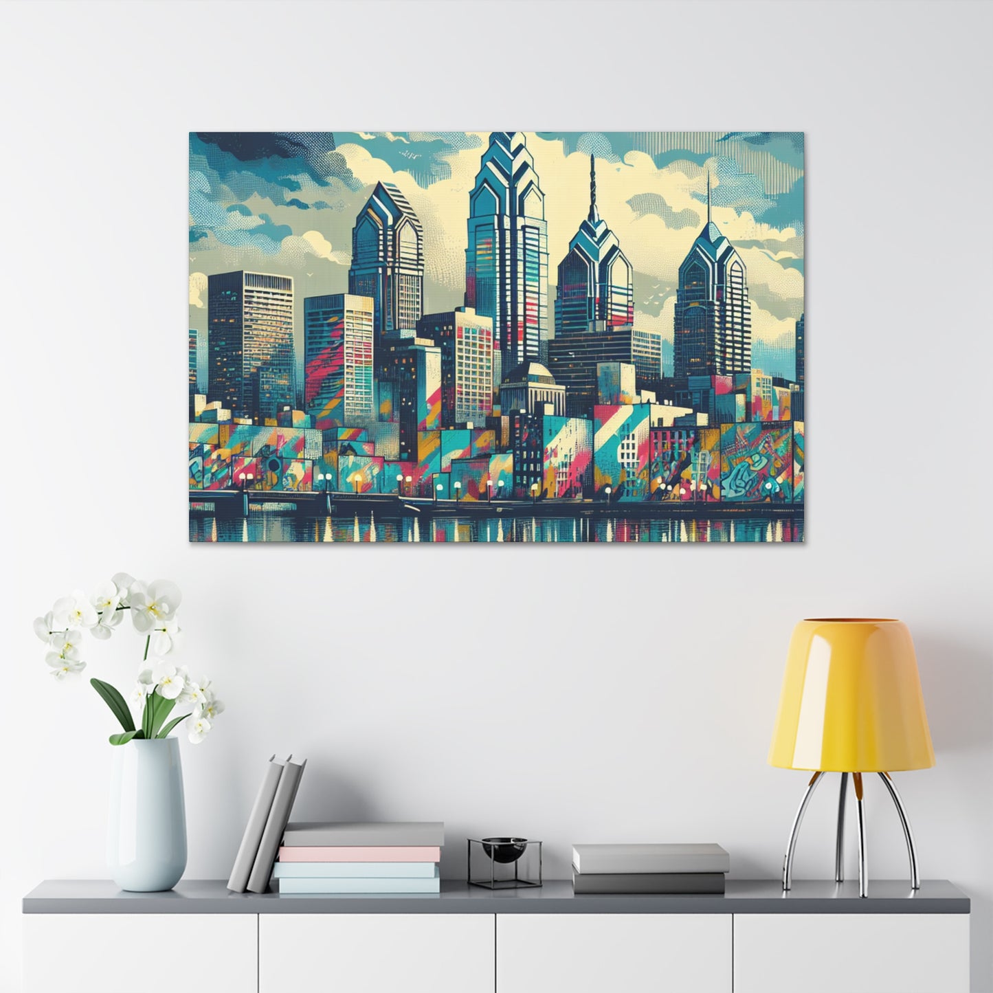 "Gritty Urbanscape Revival" - Canvas