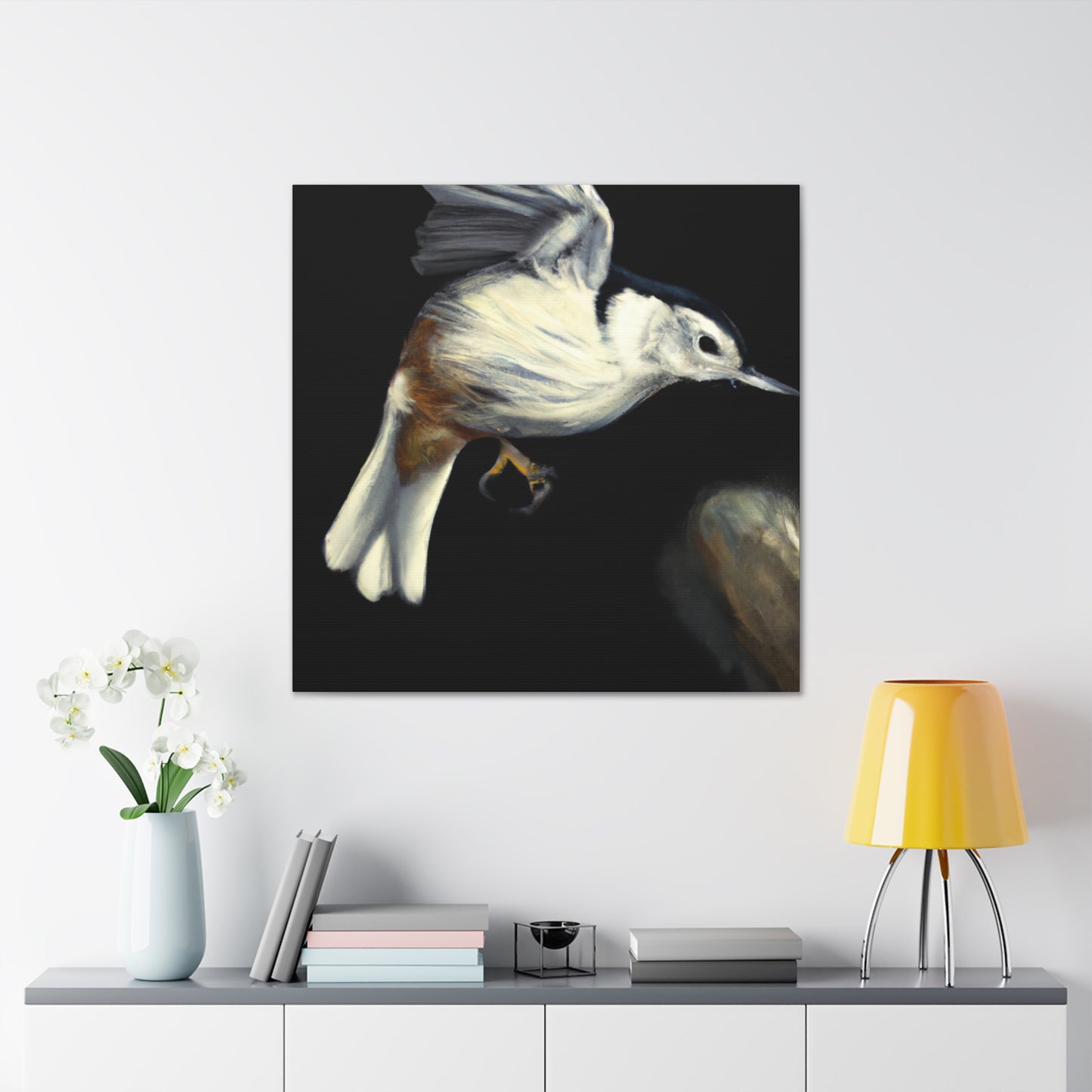 White-breasted Nuthatch Wonder - Canvas