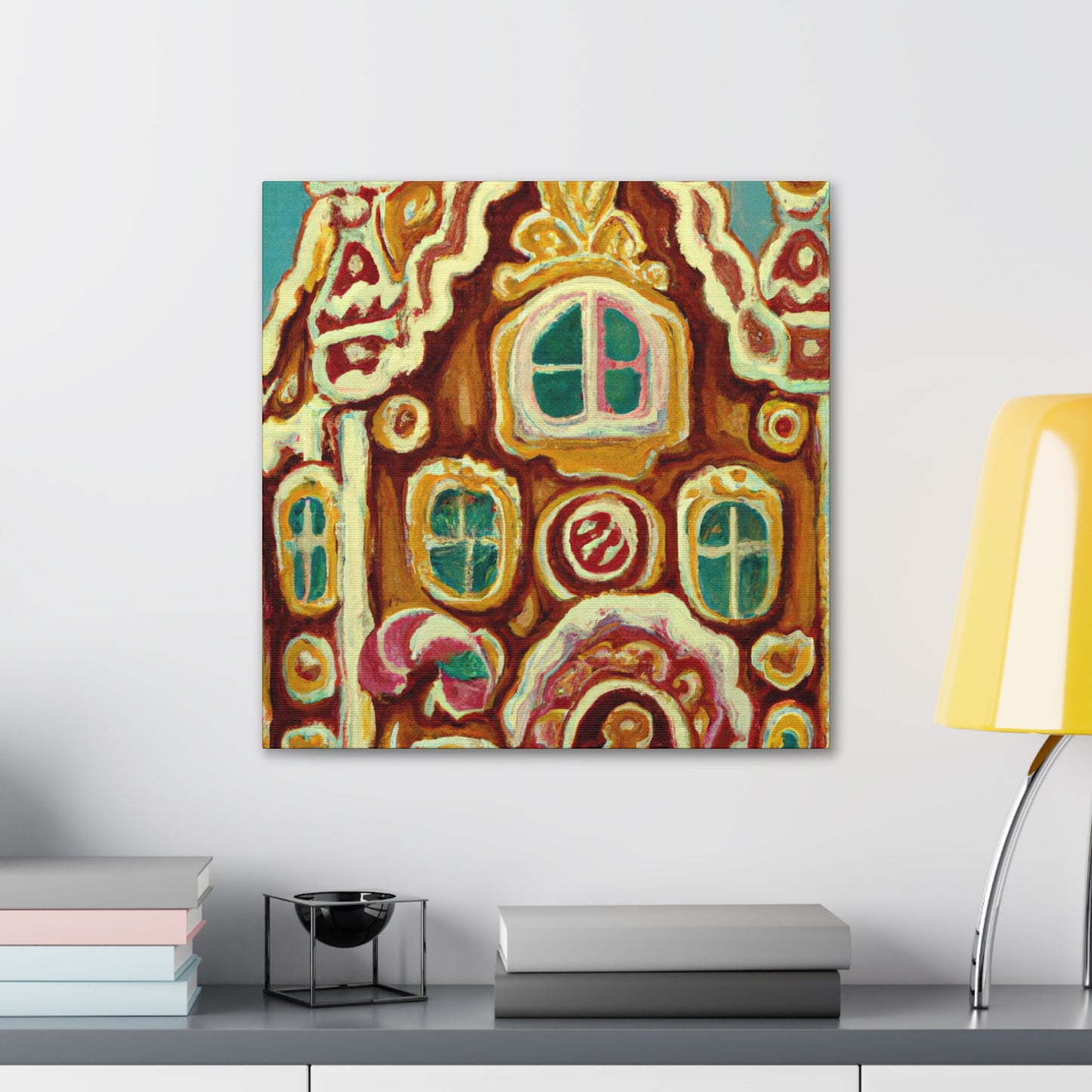 Gingerbread Palace Splendour - Canvas