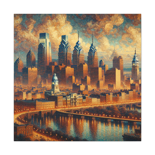 City of Brotherly Hues - Canvas