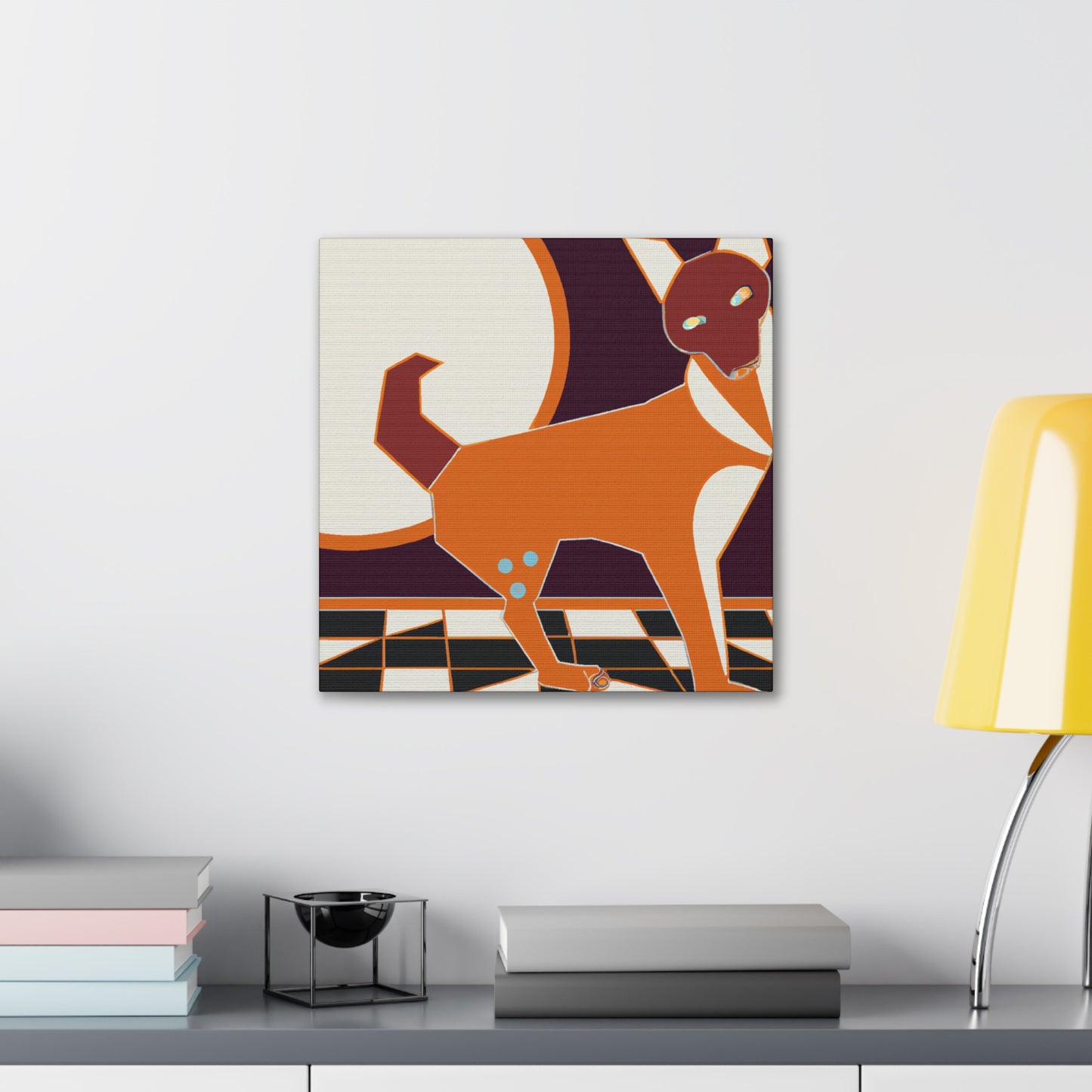 "Dhole as Diamonds Light" - Canvas