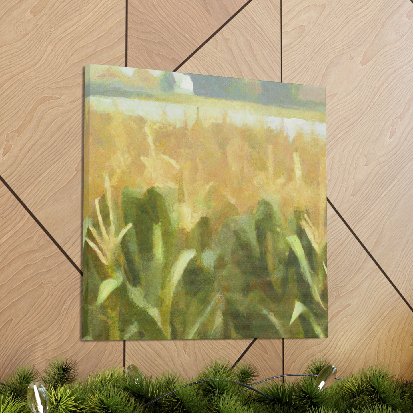 Golden Corn Abundance - Canvas