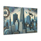 Brass City Skylines - Canvas