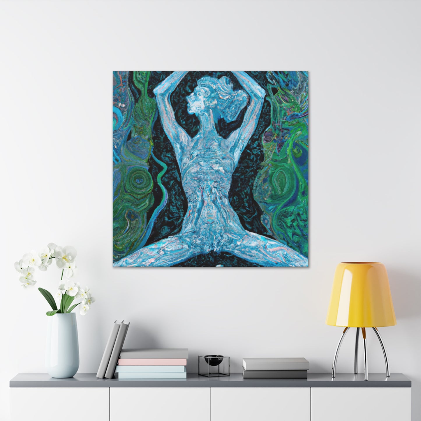 "Yoga in the Nouveau" - Canvas