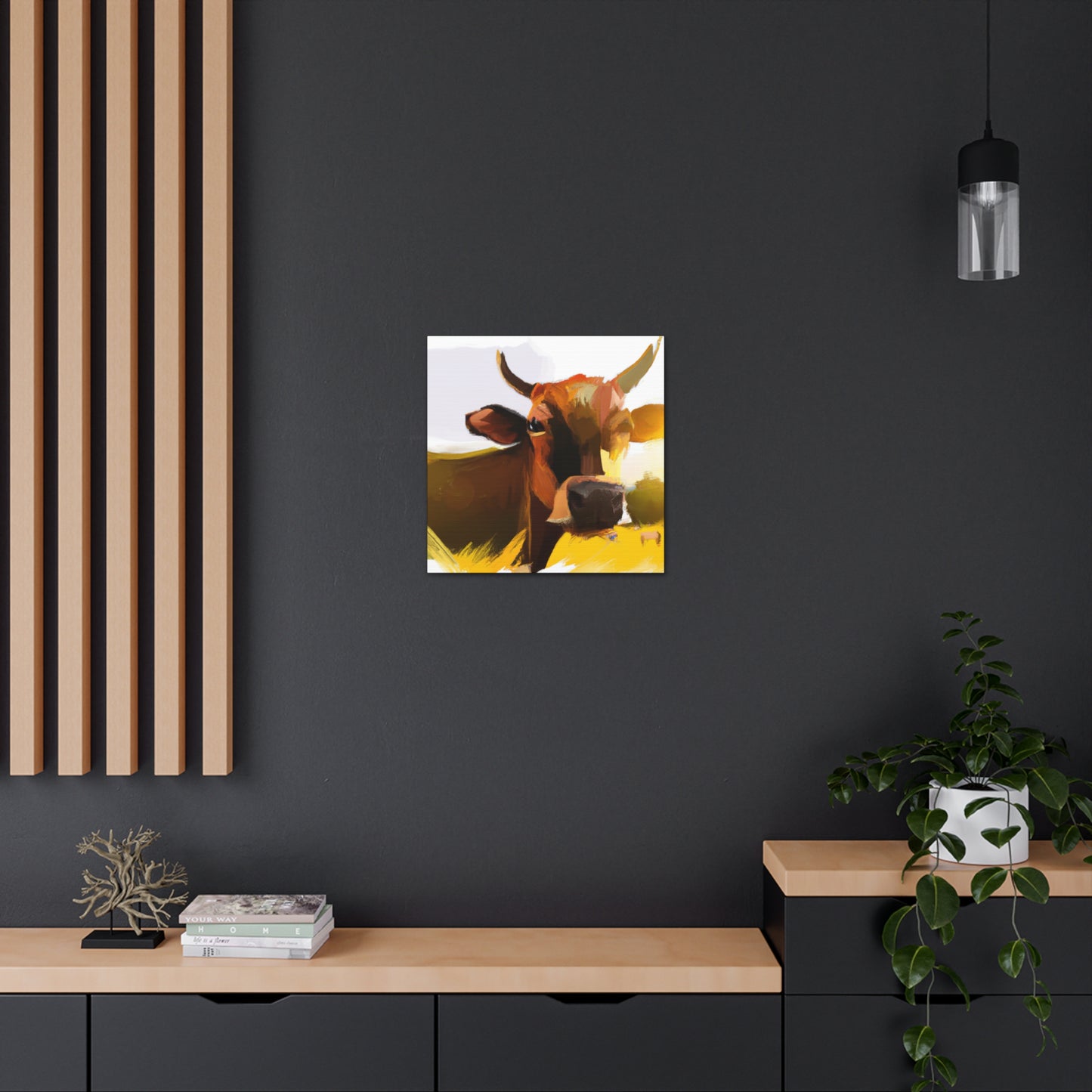 Pastoral Bovine Beauty - Canvas