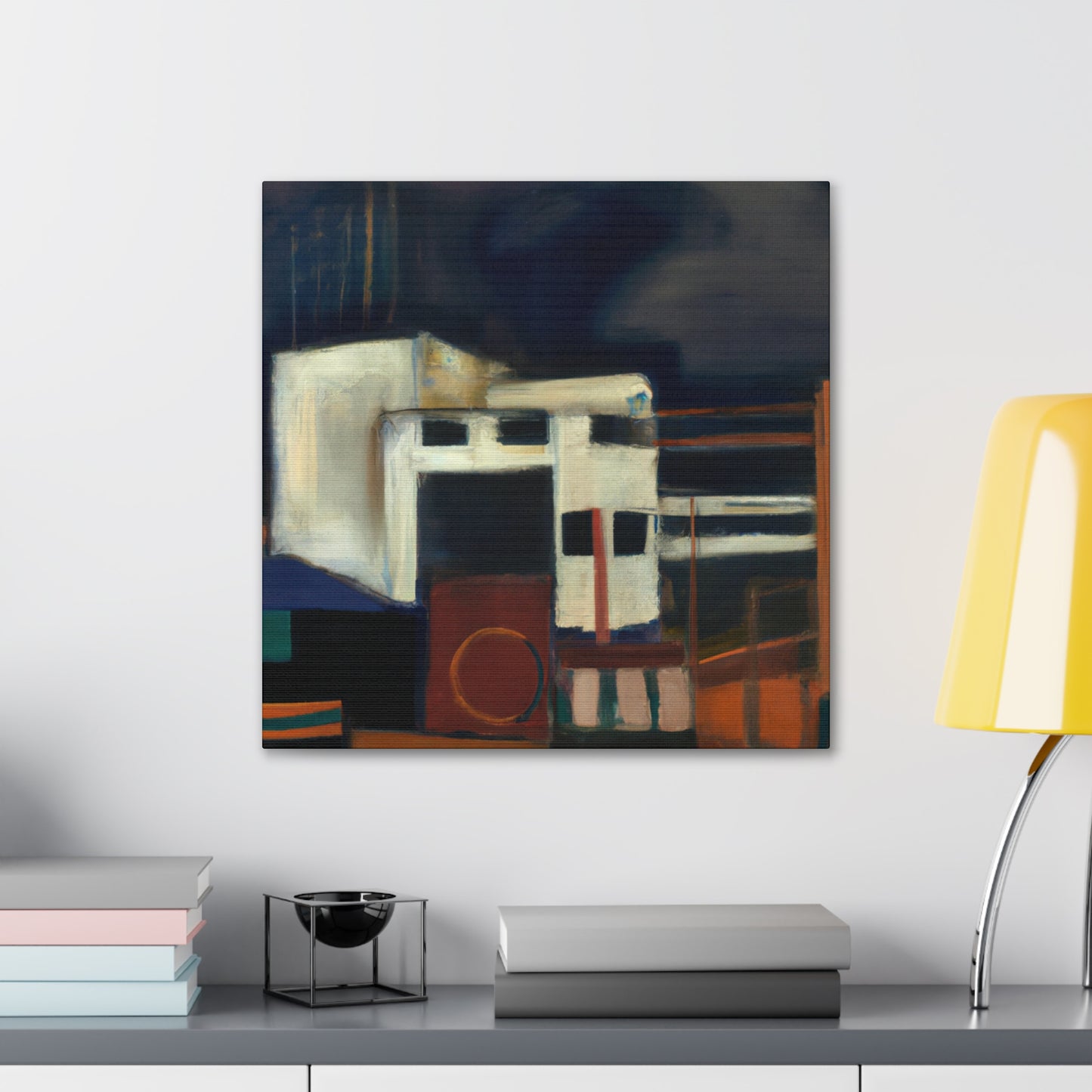 "Bauhaus Abstraction Vibes" - Canvas