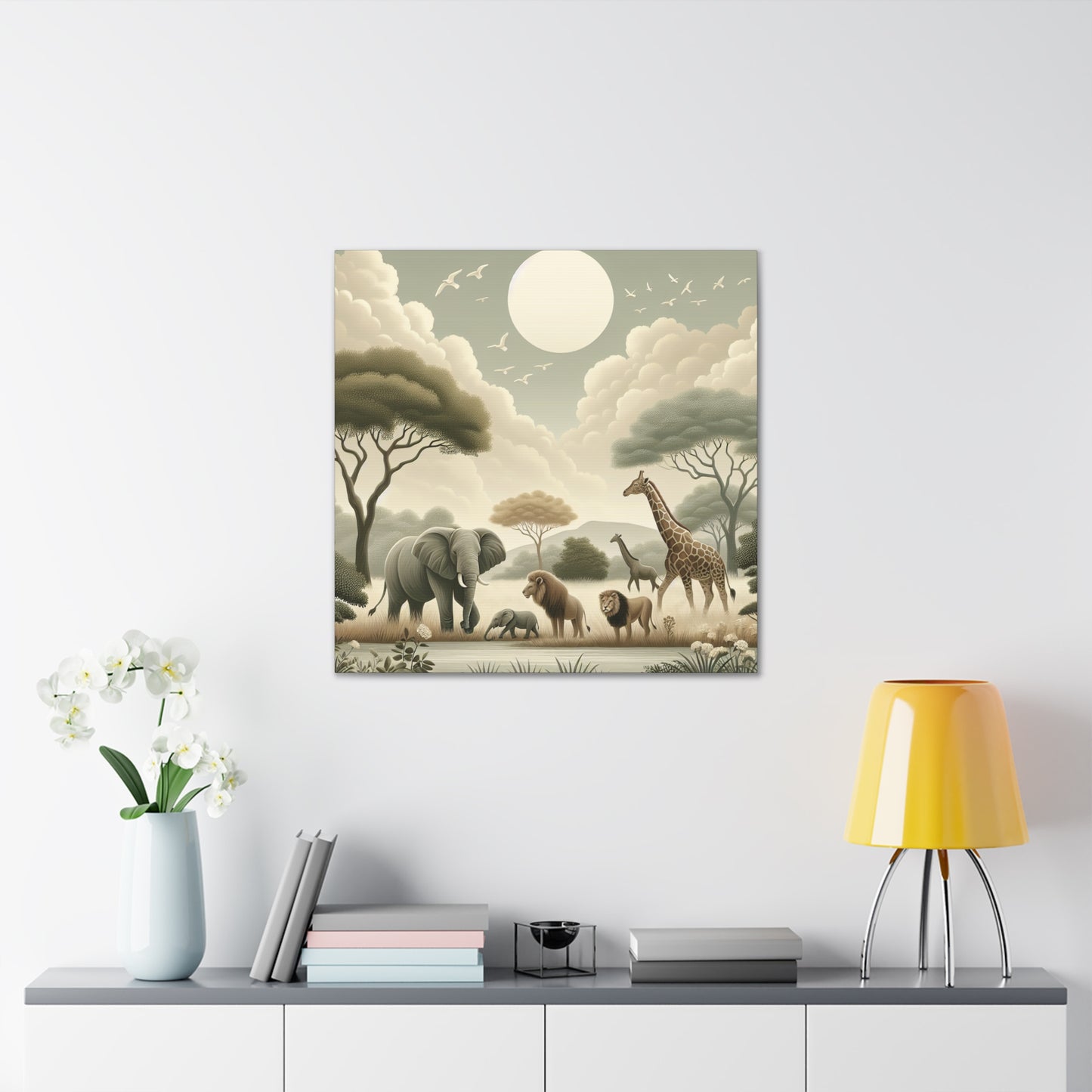 "Wild Safari Symphony" - Canvas