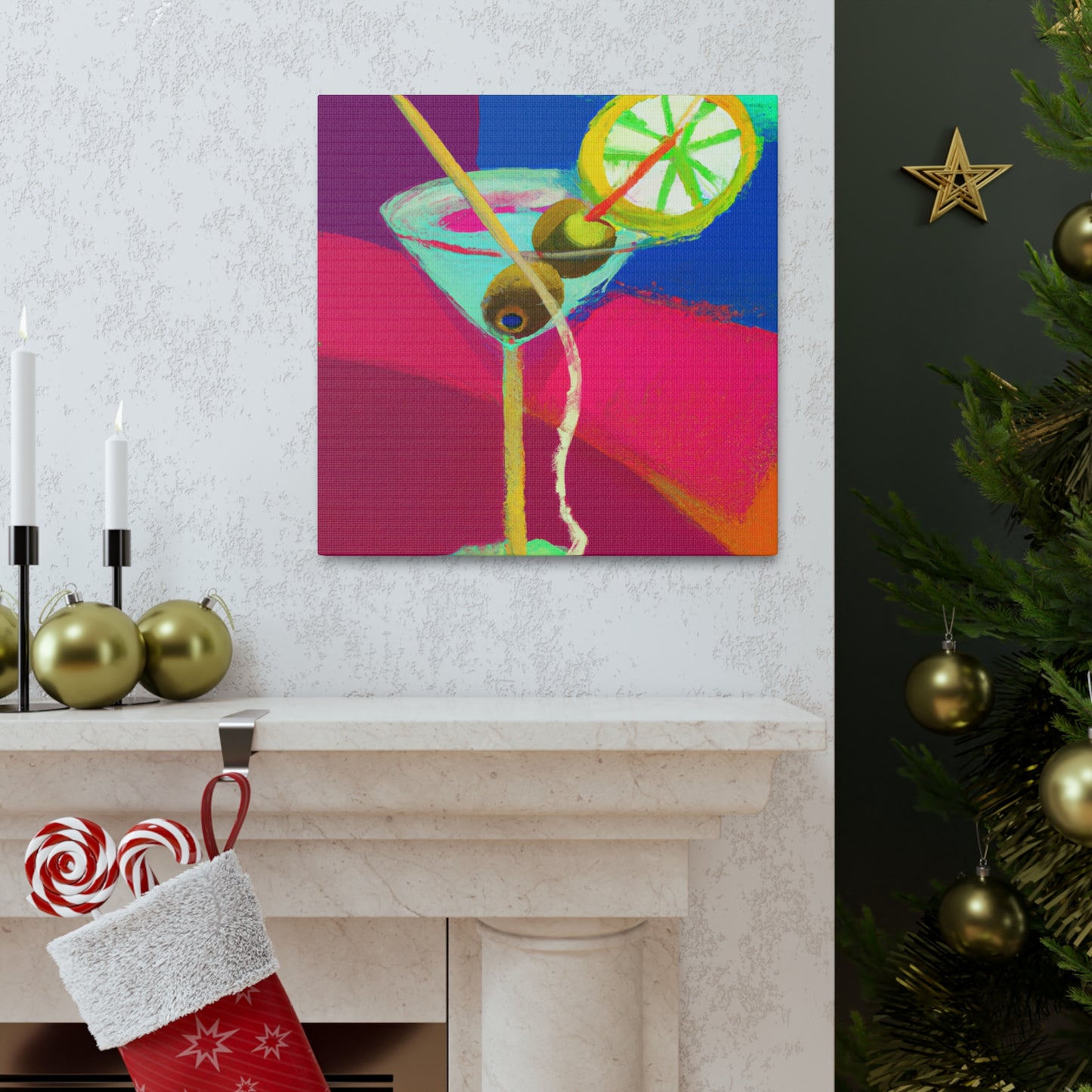 Martini Joyful Celebration - Canvas