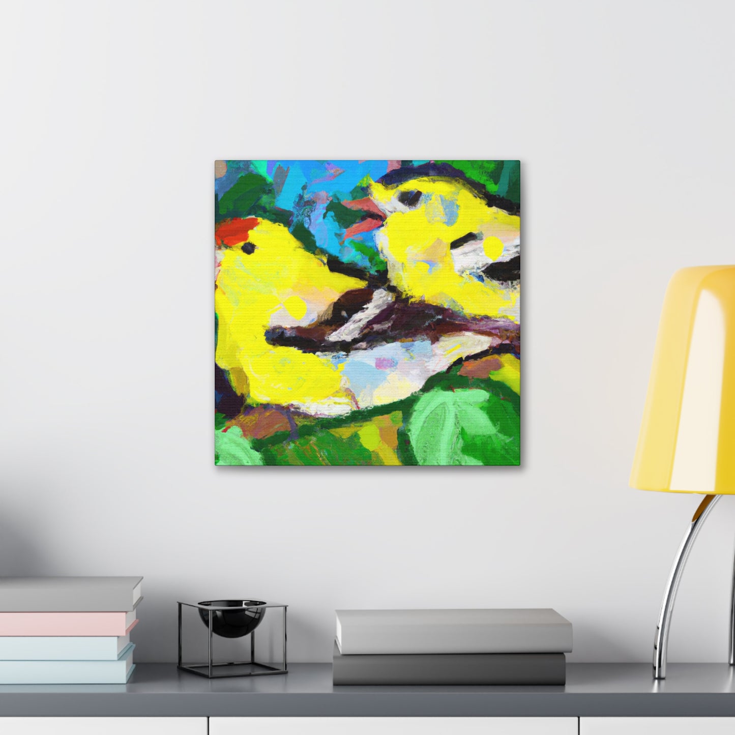 "American Goldfinch Beauty" - Canvas