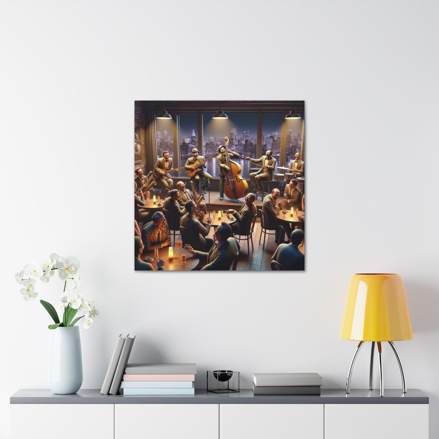 Euphonic Nightscape Reverie - Canvas