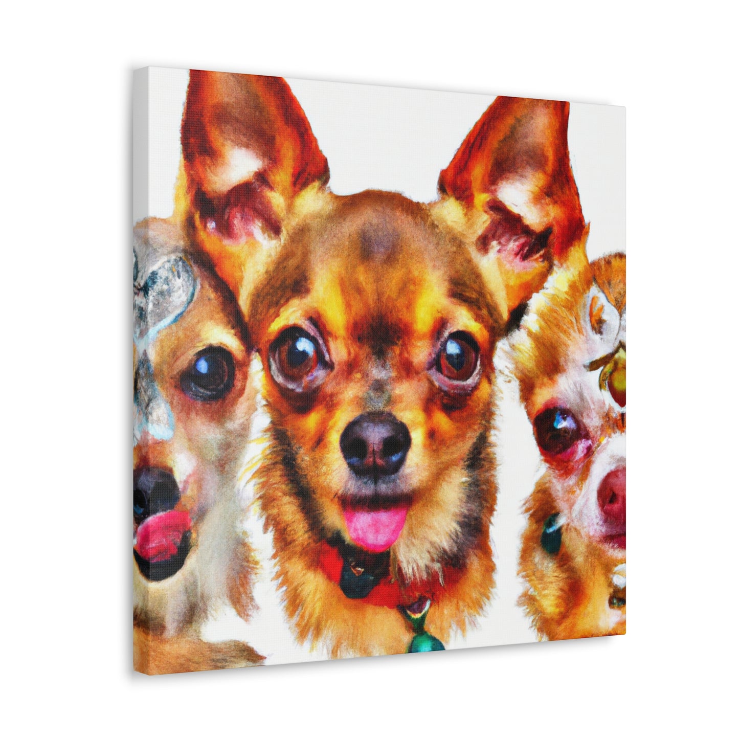 "Proud Chihuahua Pup" - Canvas