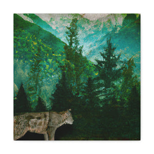 "Cougar in Nature's Realm" - Canvas