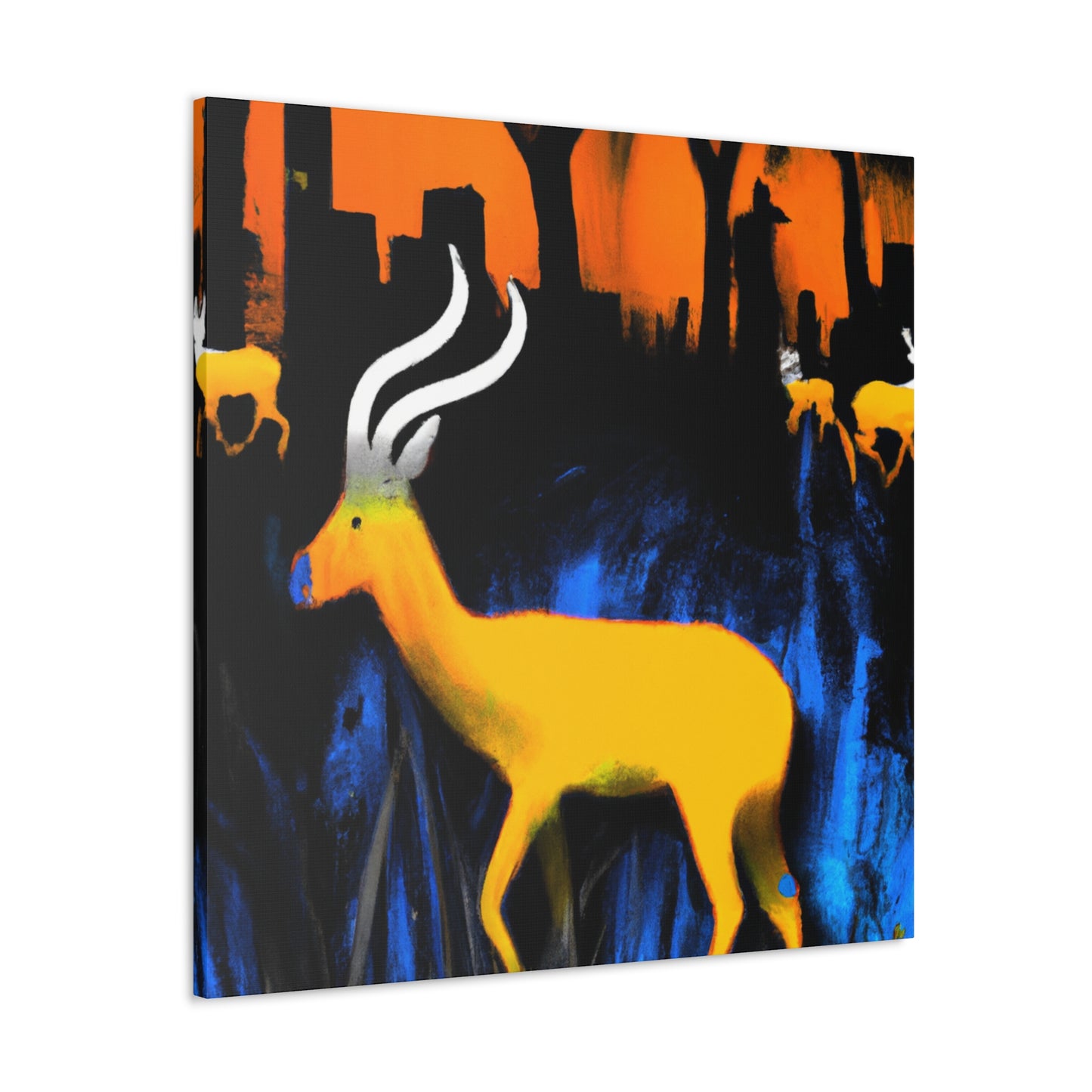 Gazelle Sunlit Majesty - Canvas