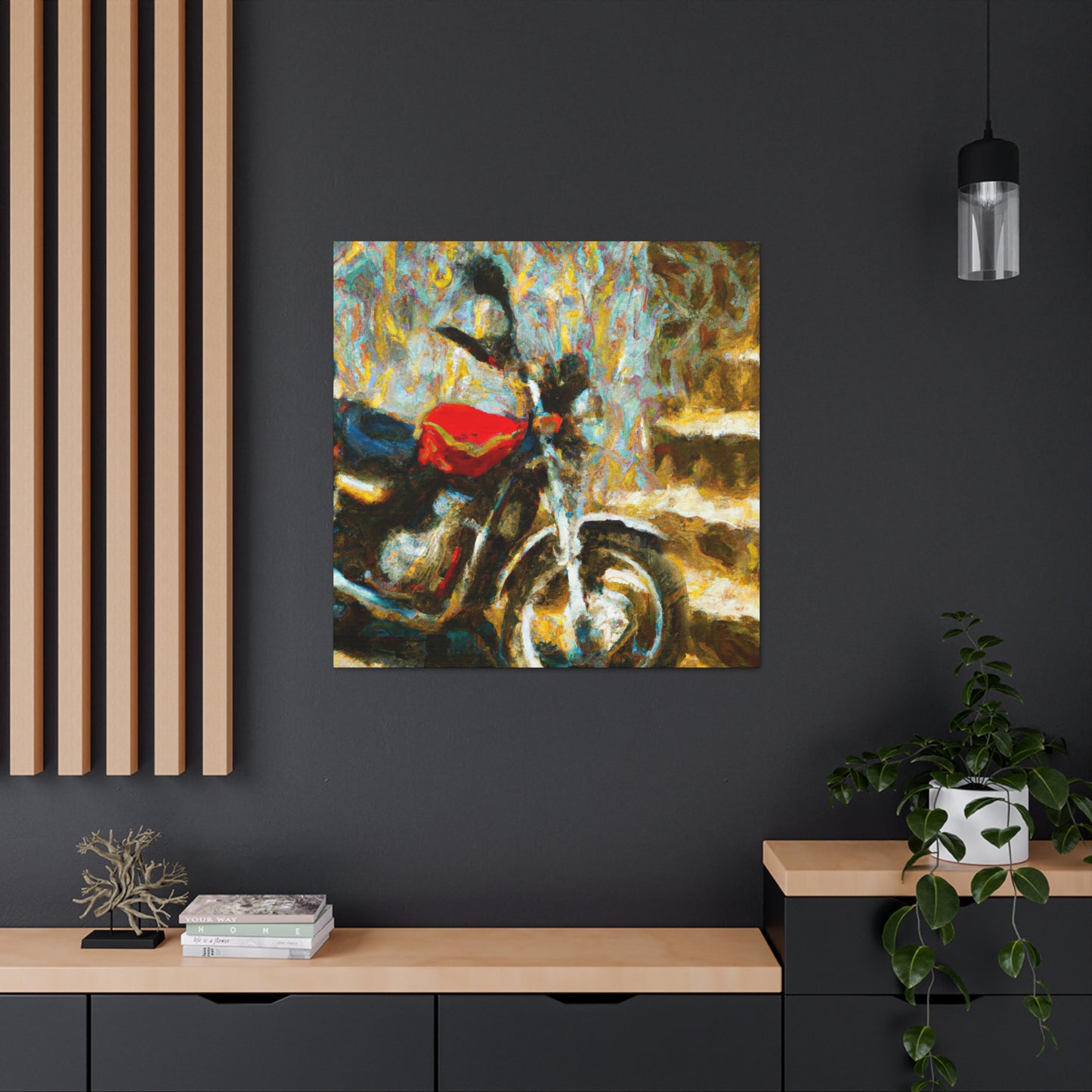 Speed on Two Wheels - Canvas