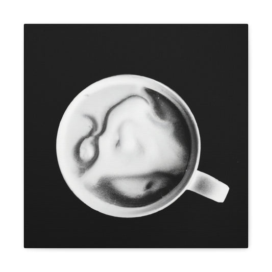 "Cappucino Minimalism Art" - Canvas