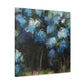 Hydrangea's Dramatic Bloom - Canvas