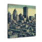 "Revolutionary Boston's Urban Canvas" - Canvas