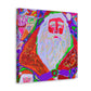 Santa's Bright Fauvism - Canvas