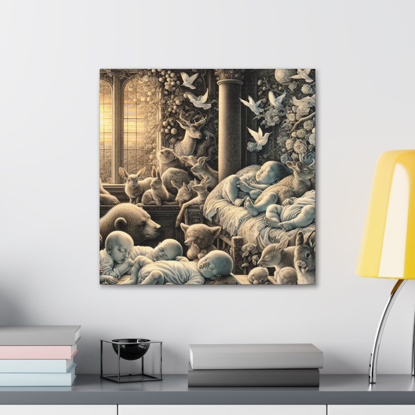 Slumbering Woodland Serenade - Canvas