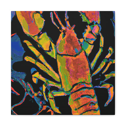 Lobster Expressionism Abstract - Canvas