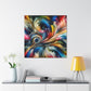 Whirling Colors Embrace - Canvas