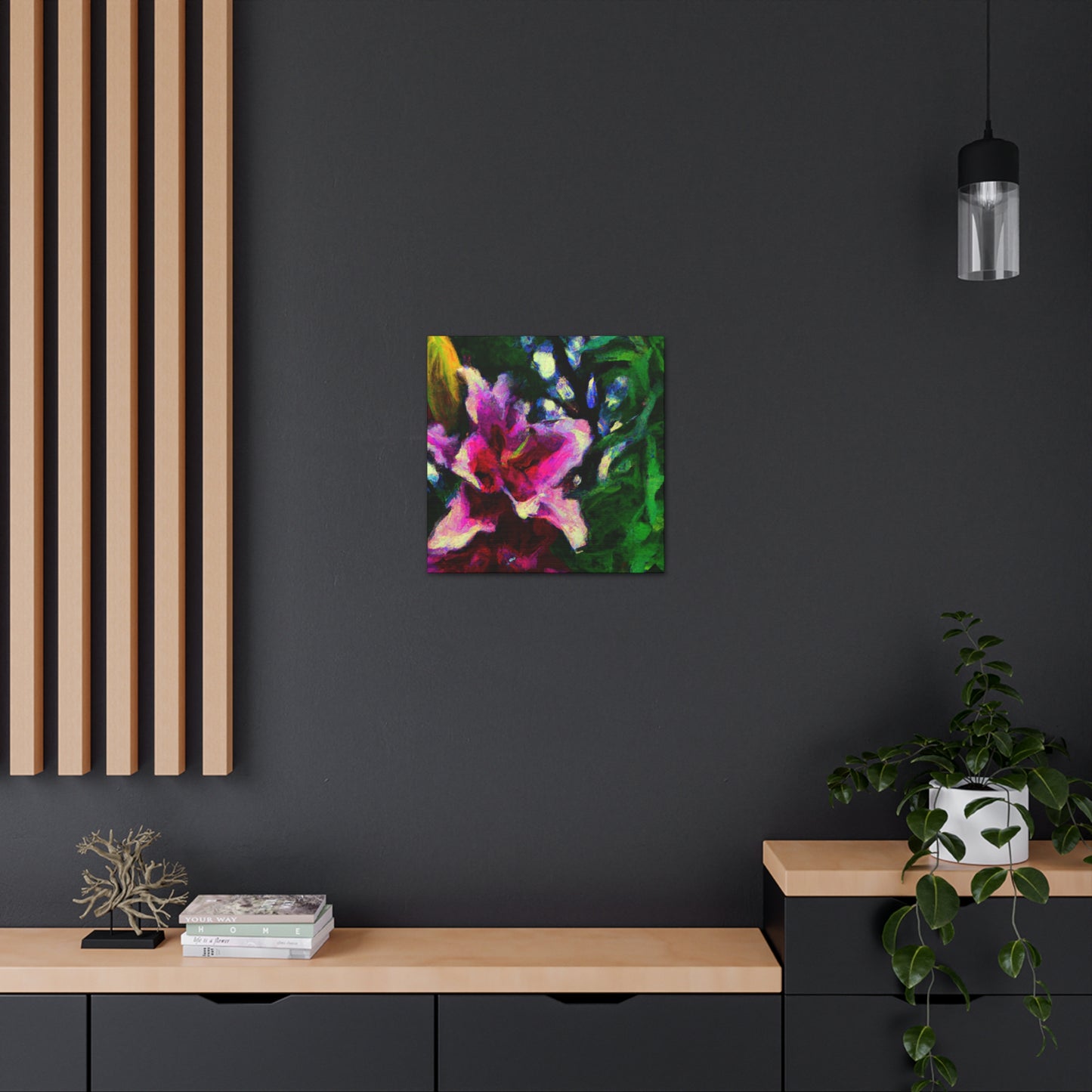 "Lily in Bloom 1940s" - Canvas